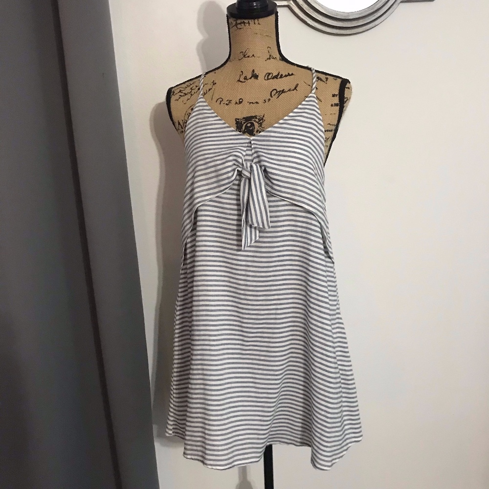 NWOT Light Blue & White Stripe Dress